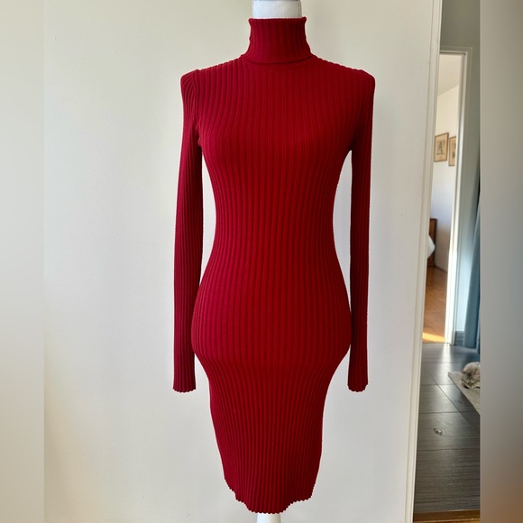 Wolford ribbed-knit dress.